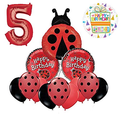 24 Pack Ladybug Aluminum Foil Balloons Set Happy Birthday Party Decoration Supplies for Ladybug Superhero Girl Kids 24 Pack Ladybug Aluminum Foil Balloons Set Happy Birthday Party Decoration Supplies for Ladybug Superhero Girl Kids